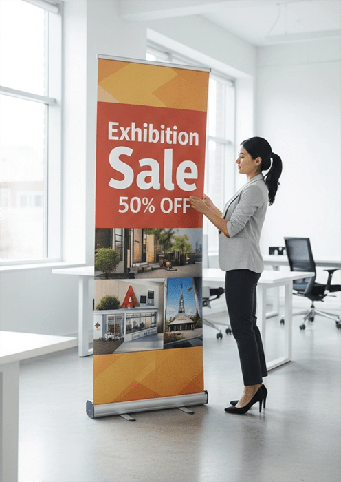 1 Printed pull up banners exhibition displays Wimbledon SW19
